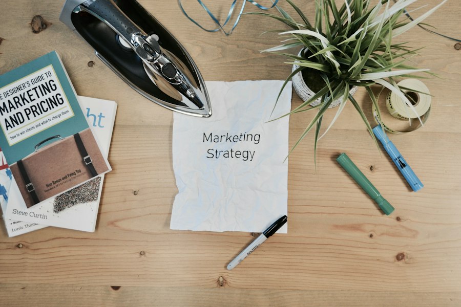 Photo long-term business strategy planning